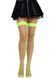 Панчохи у велику сітку Leg Avenue Fence Net Thigh Highs Neon Green, one size SX2795 фото 4