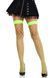 Панчохи у велику сітку Leg Avenue Fence Net Thigh Highs Neon Green, one size SX2795 фото 1