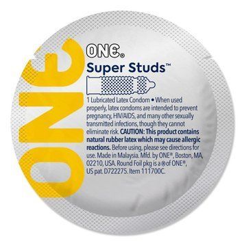 Презерватив ONE Super Studs 1 шт SX0777 фото