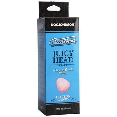 Зволожувальний спрей оральний Doc Johnson GoodHead &ndash; Juicy Head Dry Mouth Spray &ndash; Cotton Candy 59мл SO6070 фото
