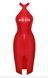 Сукня Noir Handmade F354 Red powerwetlook dress - L SX2104 фото 7