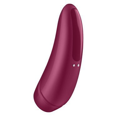 Вакуумний кліторальний стимулятор Satisfyer Curvy 1+ Rose Red з керуванням через інтернет SO3780 фото
