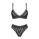 Комплект білизни Obsessive Natilya 2-pcs set XS/S, black, бюстгальтер, трусики SO7717 фото 5