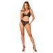 Комплект білизни Obsessive Natilya 2-pcs set XS/S, black, бюстгальтер, трусики SO7717 фото 3