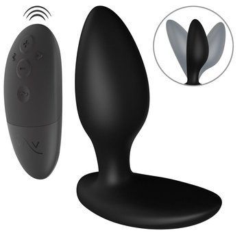 Анальна смарт-вібропробка We-Vibe Ditto+ Satin Black з пультом ДК SX2147 фото