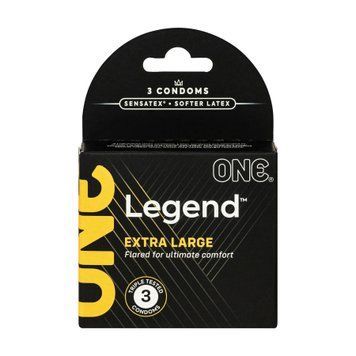 Презервативи ONE Legend Extra Large 3 шт, картонна коробка SX0781 фото