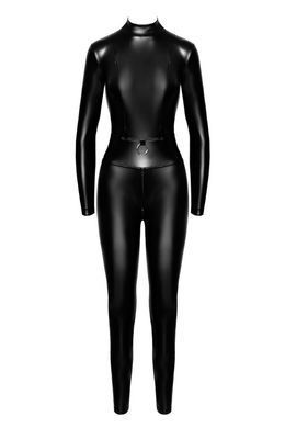 Комбінезон Noir Handmade F319 Caged wetlook catsuit with zippers and ring - XL SX0348 фото