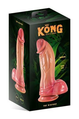 Фентезійний фалоімітатор Kong Silicone The BigFoot, довжина 21,5 см, діаметр 5,5 см SO9942 фото