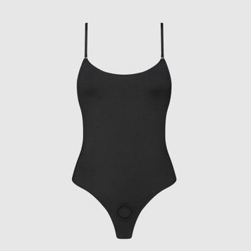 Боді з фіксацією ділдо Strap-On-Me Harness Body Signature - L - Black SX3509 фото