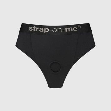 Трусики з фіксацією дилдо Strap-On-Me Harness Lingerie Idole - S - Black SX3510 фото