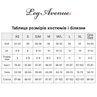 Мереживний комплект зі стразами Leg Avenue Bright Lights Rhinestone L (трусики, бра, пояс для панчіх SO7928 фото