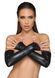 Мітенки Noir Handmade F213 Elastic eco leather fingerless gloves - L SX0083 фото 1