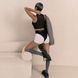 Трусики з фіксацією дилдо Strap-On-Me Harness Lingerie Idole - S - Black SX3510 фото 11