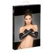 Мітенки Noir Handmade F213 Elastic eco leather fingerless gloves - L SX0083 фото 3