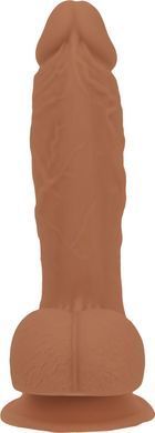Фалоімітатор ADDICTION Steven 7.5" Silicone Dong Caramel, віброкуля в подарунок SX3155 фото