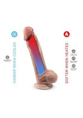 Фалоімітатор SilexD Tomas Premium Real Skin Flesh (9in MODEL 1), ультрареалістик, діаметр 5 см SX1701 фото