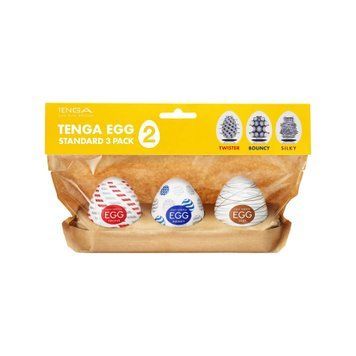 Набір мастурбаторів-яєць Tenga Egg Standard 3 Pack 2 (Twister, Bouncy, Silky) SX4024 фото