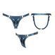 Трусики для страпона Strap-On-Me Harness Generous Blue, One Size, штучна шкіра, регульовані ремені, змінні кріплення для дилдо SX0673 фото 5