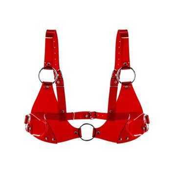 Ліф класичний Feral Feelings - Bikini Top Red Trasparent SO9318 фото