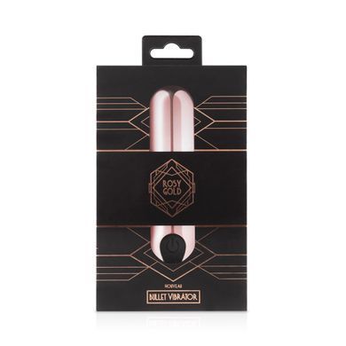Віброкуля Rosy Gold &mdash; Nouveau Bullet Vibrator, перезаряджається SO4593 фото