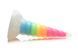 Фентезійний фалоімітатор Creature Cocks Luminescent Rainbow Silicone Dildo, світиться в темряві, 19,6 см SX2222 фото 2