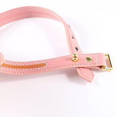 Повідець LOCKINK SEVANDA Love Heart Butterfly Leather Collar Set - Pink SX0864 фото