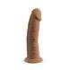 Фалоімітатор SilexD Henry Caramel (MODEL 2 size 7.5in), двошаровий, силікон + Silexpan, діаметр 4,8 см SX3434 фото 3