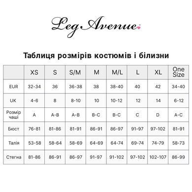 Безшовна мінісукня Leg Avenue Long sleeve cut out mini dress One size Black SO8570 фото