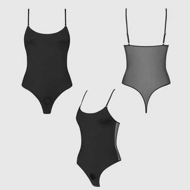 Боді з фіксацією ділдо Strap-On-Me Harness Body Signature - XL - Black SX3513 фото