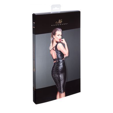 Спідниця Noir Handmade F152 Powerwetlook pencil skirt - XL SX0032 фото
