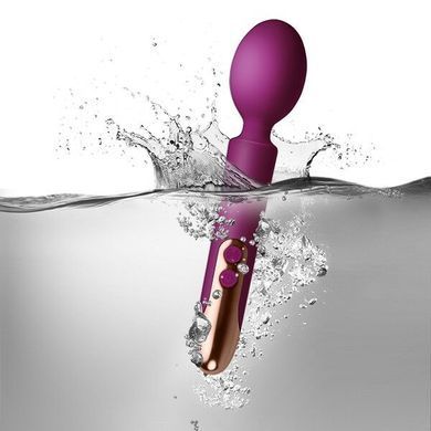 Вібромасажер Rocks Off Oriel Purple, водонепроникний, гнучка головка, потужний, LED-підсвічування SO4898 фото