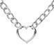 Нашийник з повідцем Bedroom Fantasies: Collar with Chain - Silver SX2207 фото 8