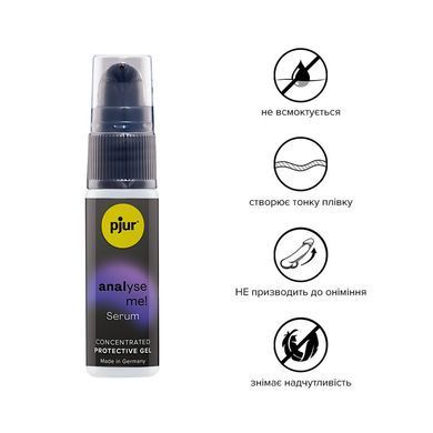 Розслаблювальний анальний гель pjur analyse me! Serum 20 мл, створює плівку, концентрований PJ12100 фото