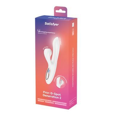 Вакуумний вібратор-кролик Satisfyer Pro+ G-Spot Generation 2 White SX4315 фото