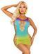 Сукня Leg Avenue Seamless Ombre Faux Lace Up Mini Dress One Size Ocean SX2775 фото 1