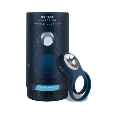 Ерекційне кільце Boners Vibrating Double Cock Ring SX3906 фото