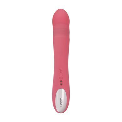 Вібратор-кролик Svakom Avery Strawberry Pink зі стовбуром, що рухається, рух вперед-назад SX1279 фото