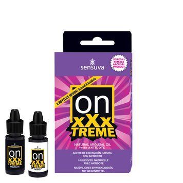 Збуджувальні краплі для клітора Sensuva On xXxTREME Arousal Oil (5 мл) with Antidote (5 мл) SX1487 фото