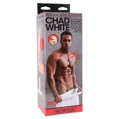 Фалоімітатор Doc Johnson Signature Cocks &ndash; Chad White 8,5 inch UltraSkin SO6062 фото