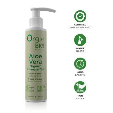 Гель для інтимної гігієни Orgie &ndash; Bio Aloe Vera Organic Intimate Gel (100 мл) з алое вера SX1533 фото