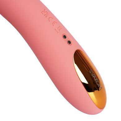 Смарт-вібратор з пульсацією Svakom Ava Neo Peach Pink, 15 режимів роботи, водонепроникний SX1112 фото
