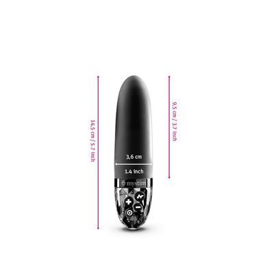 Вібратор з електростимуляцією Mystim Sleak Freak Black Edition SO8145 фото