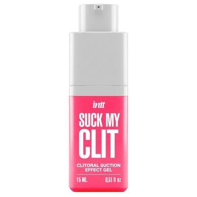 Смоктайзер для клітора Intt Suck My Clit Wild Strawberry (15 мл), полуниця, гель з ефектом посмоктування SX4002 фото