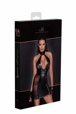 Сукня Noir Handmade F238 Short tulle dress with powerwetlook inserts - M SX0128 фото