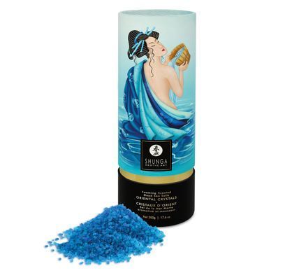 Пінлива сіль для ванни Shunga Dead Sea salt Oriental Crystals &mdash; Ocean Temptations (500 г), сіль Мерт SO6894 фото