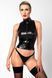Топ Noir Handmade F324 Glam wetlook top with vinyl corset - XL SX0378 фото 1