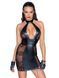Сукня Noir Handmade F238 Short tulle dress with powerwetlook inserts - L SX0129 фото 1