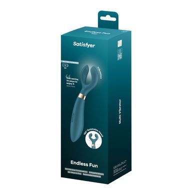 Вібратор для пар Satisfyer Endless Fun Battery Series, три мотора, багатофункціональний SX3842 фото