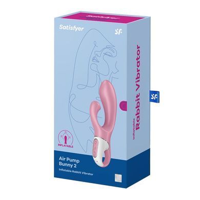 Вібратор-кролик надувний Satisfyer Air Pump Bunny 2 SO8412 фото