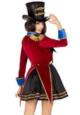 Костюм циркачки Leg Avenue Ringmaster Costume S, сукня, капелюх SO9193 фото